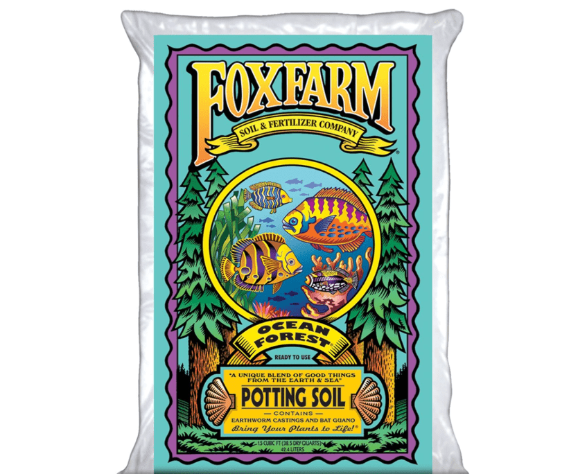 
FoxFarm Ocean Forest Potting Soil, 1.5cu ft - Light, Aerated Texture, Designed for All Container Plants - pH Adjusted for Optimal