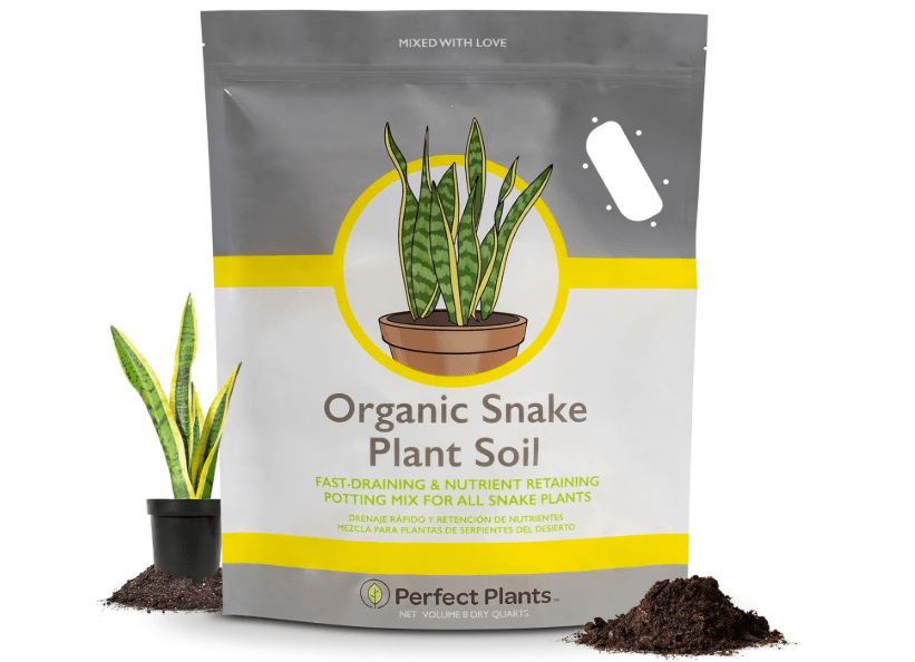 
Perfect Plants Organic Snake Plant Soil in 8qt. Bag | Coco Coir Based Potting Mix Snake Plant Varieties