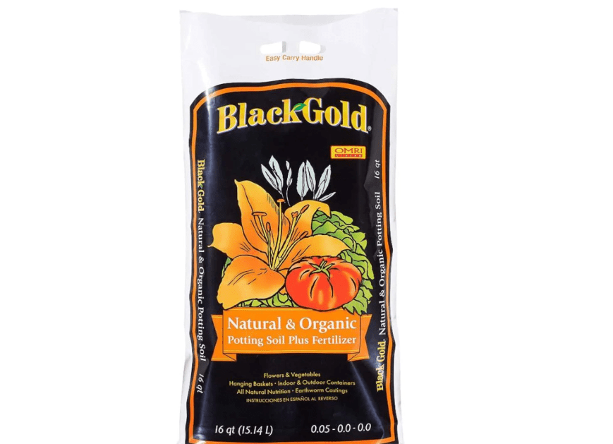 
SUNGRO HORTICULTURE Black Gold 1302040 16-Quart All Organic Potting Soil