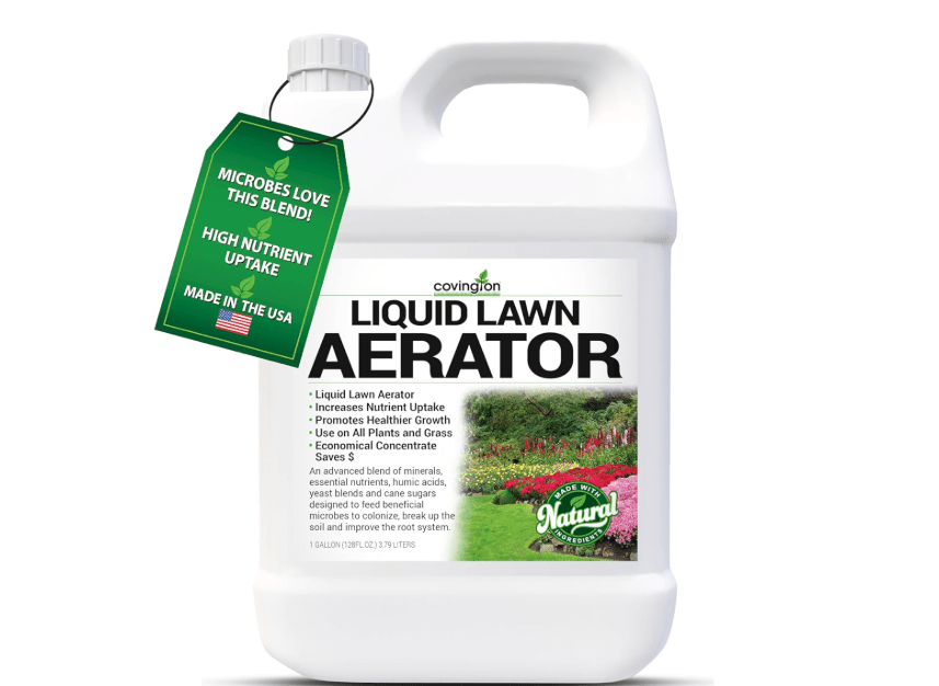 Covington Liquid Lawn Aerator (1 Gallon) – Soil Conditioner & Softener for Lawns & Gardens – Loosens Clay & Compacted Soil for Better Water