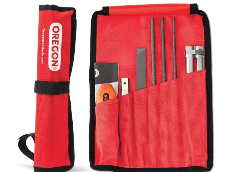 
Oregon Universal Chainsaw Field 7pc Sharpening Kit - Includes 5/32", 3/16", and 7/32" Round Files, 6" Flat File, Handle, Filing Guide