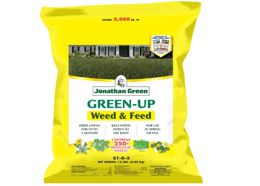  Jonathan Green (12344) Green-Up Weed & Feed - 21-0-3 Grass Fertilizer & Weed Killer