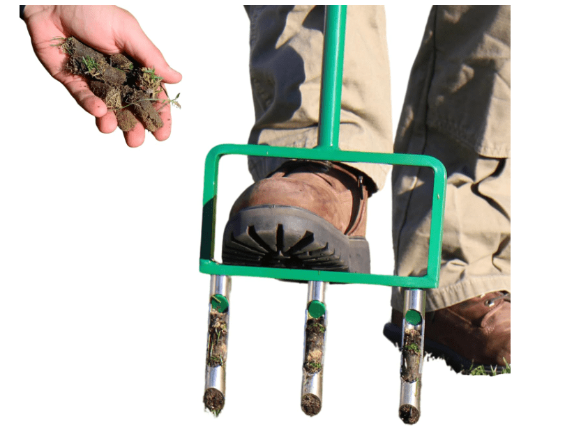 
Landzie Hollow Tine Lawn Aerator Tool - 42 Inch Core Aerator and Grass Aeration Tool Lawn Tools - Stainless Steel Manual Lawn Aerator Plug Aerator 
