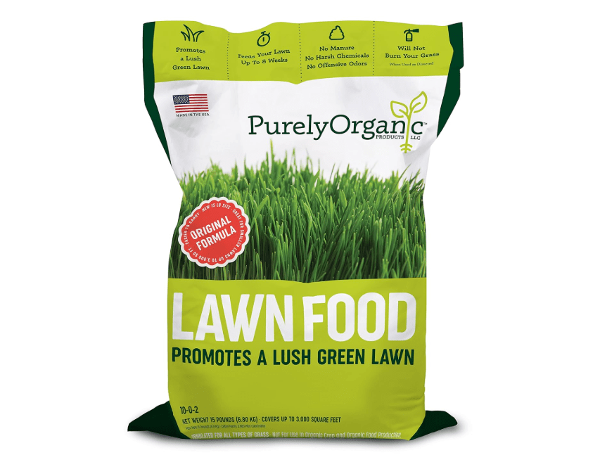  Purely Organic Products Lawn Food 10-0-2, 15 LB Bag (Covers 3,000 Square Feet)
