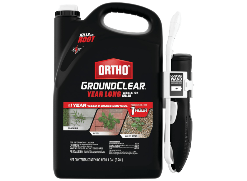 
Ortho GroundClear Year Long Vegetation Killer, Kills Weeds and Grasses, Prevents Unwanted Weeds and Grasses for up to 1 Year, 1 gal.