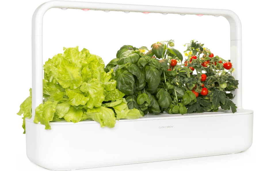 
Click & Grow Indoor Herb Garden Kit with Grow Light | Easier Than Hydroponics Growing System | Smart Garden for Home Kitchen Windowsill