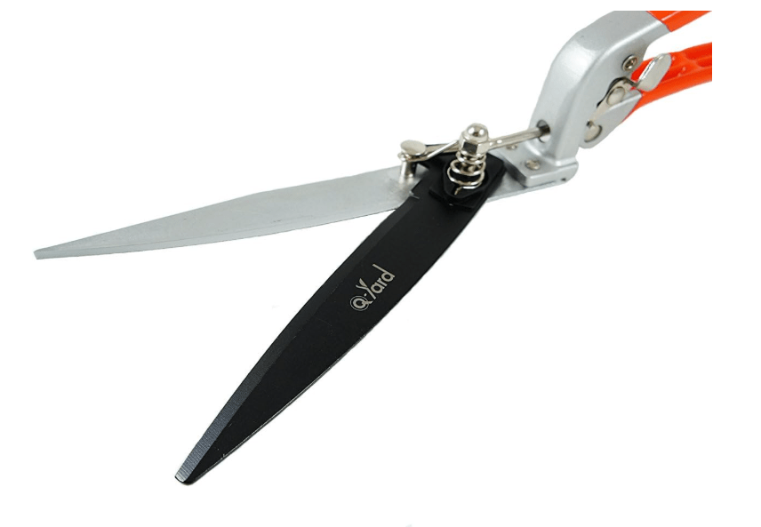 
Q-yard QY-741F Flower Bed and Grass Shear - Extra Sharp Garden Hand Pruners, Easier Cutting, Comfortable Ergonomic, Less Effort - Gardening Scissors 