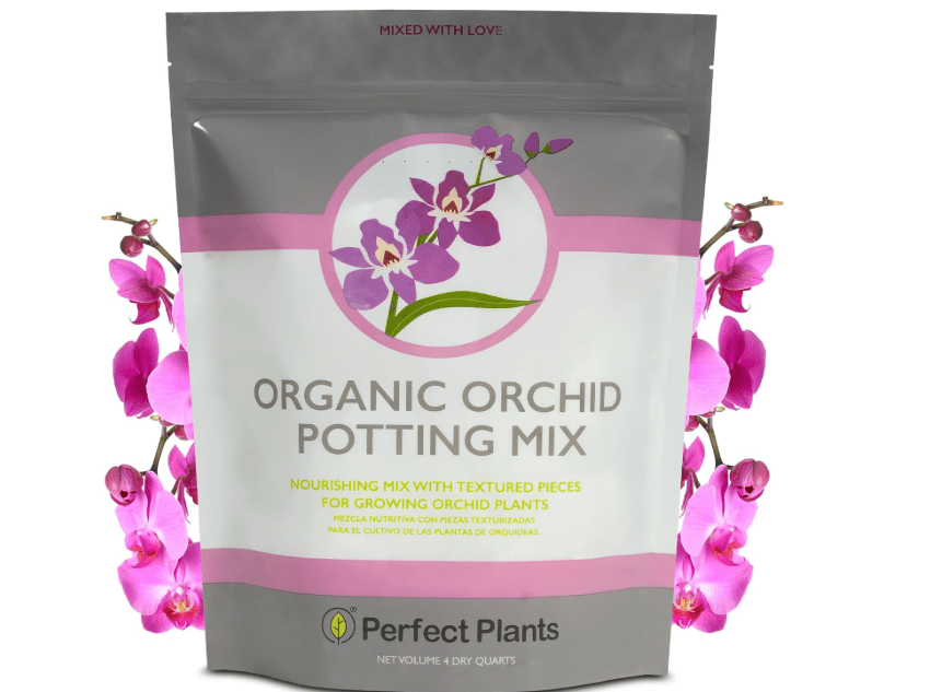 
All Natural Orchid Potting Mix 4qts. by Perfect Plants | Hand Mixed in Small Batches | Great for Phalaenopsis of All Kinds