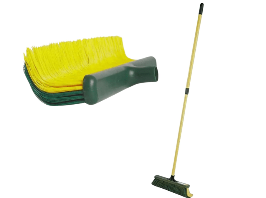 
Artificial Grass Turf Broom - Astroturf Rake/Brush. Also Great Carpet Rake & Groomer (Curved Bristle)
