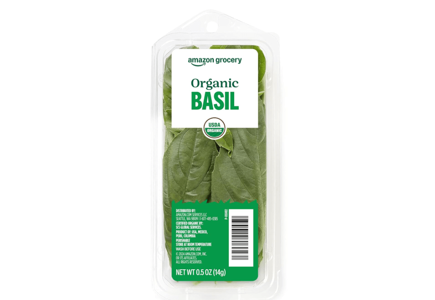 
Amazon Grocery, Organic Basil, 0.5 Oz (Previously Fresh Brand, Packaging