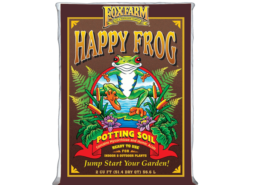 
FoxFarm Happy Frog Potting Soil, 2cu ft - for Indoor/Outdoor Container Plants, Improves Root Efficiency, pH Adjusted for Optimal Nutrient Uptake - Contains