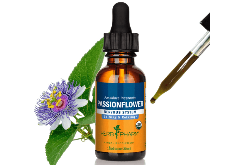 
Herb Pharm Certified Organic Passionflower Extract for Mild and Occasional Anxiety - 1 Ounce