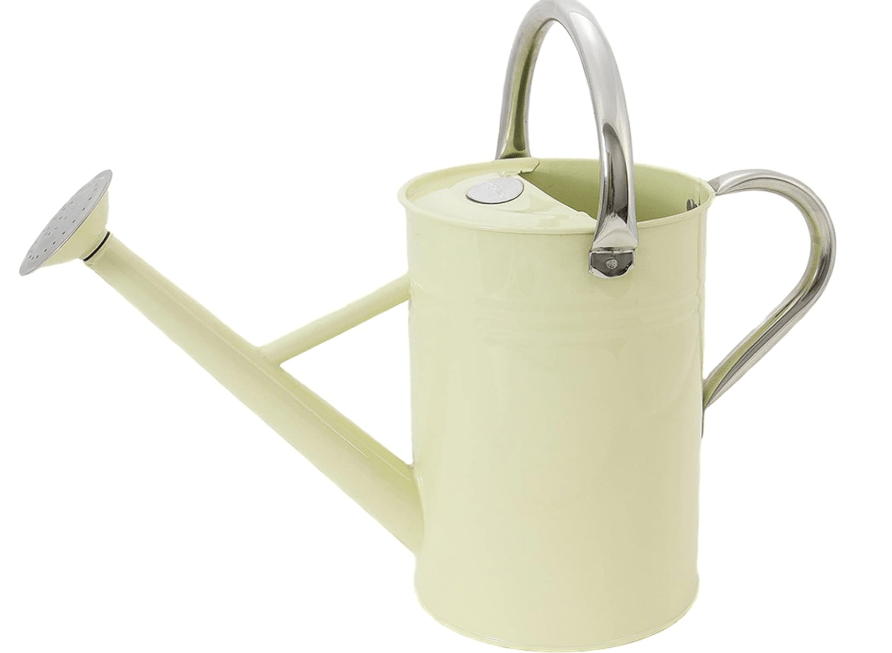 
Kent & Stowe 4.5 Litre Vintage Cream Watering Can, Galvanised Steel Can for Daily Watering, Classic English Style Jug with