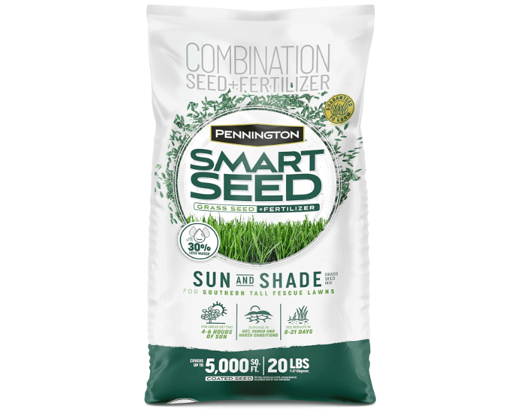  Pennington Smart Seed Sun and Shade Tall Fescue Grass Seed Mix for Southern Lawns 20 lb