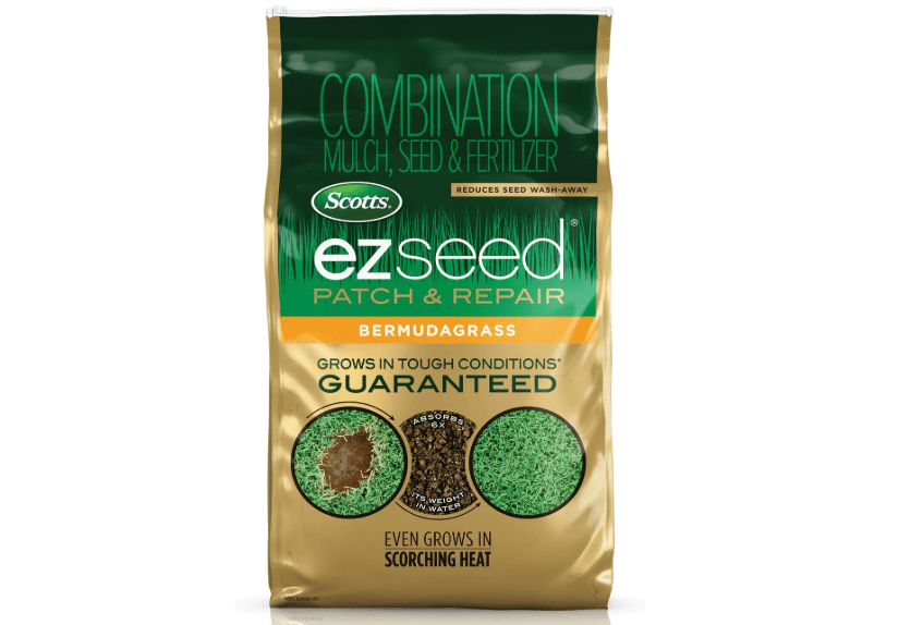 
Scotts EZ Seed Patch & Repair Bermudagrass Combination Mulch, Bermudagrass Seed and Fertilizer for Bare Spots and Repair, Grows in Scorching Heat