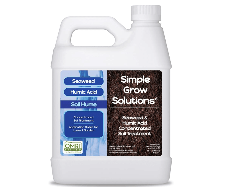 
Organic Super Seaweed Humic Acid Blend- Liquid Sea Kelp for Grass and Plants - Soil Hume - Simple Grow Solutions- Natural Lawn & Garden Concentrate