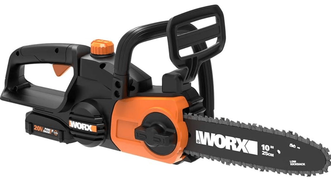 
Worx WG322 20V Power Share 10" Cordless Chainsaw with Auto-Tension
