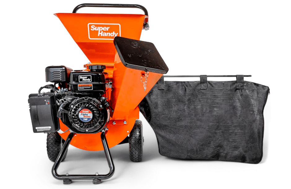 
SuperHandy Wood Chipper Shredder Mulcher Ultra Heavy Duty 7HP 3 in 1 Multi-Function 3" Inch Max Capacity (Amazon Exclusive)