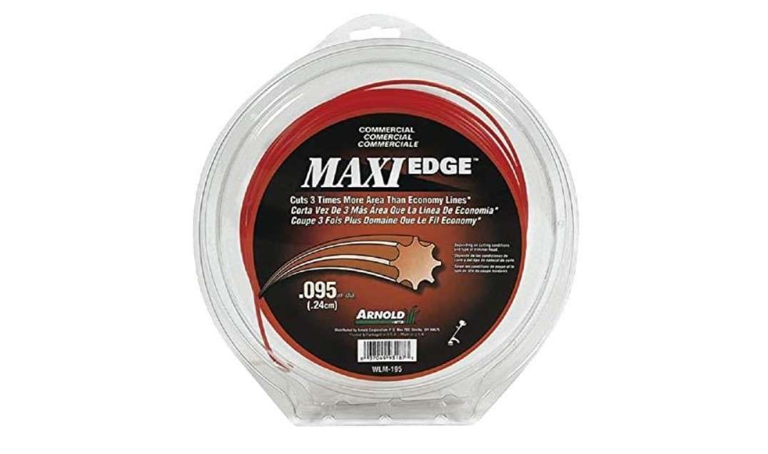  Arnold Maxi-Edge .095-Inch x 200-Foot Commercial Grade String Trimmer Line (Pack of 6)