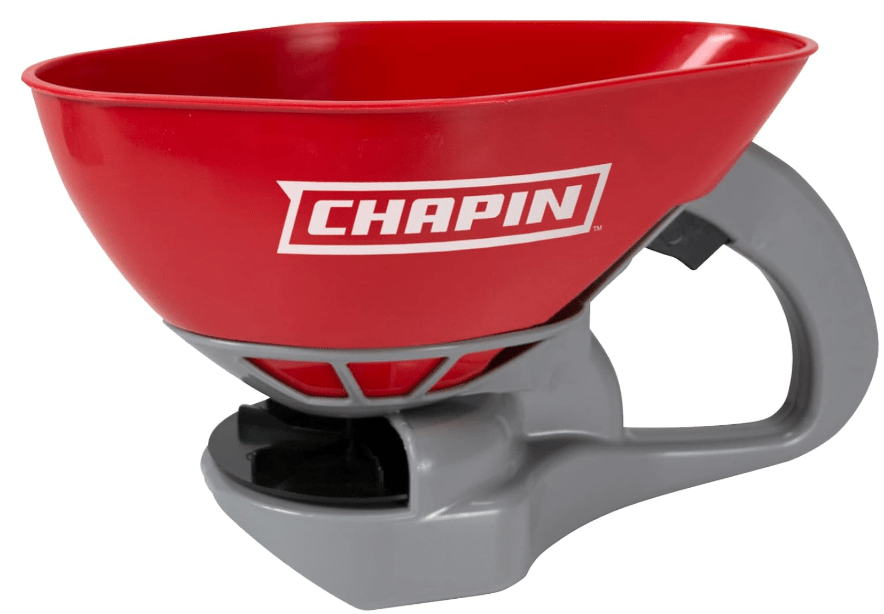 
Chapin International 8706A 1.6-Liter Hand Crank Turf Spreader, Poly Scoop with Thumb Control,
