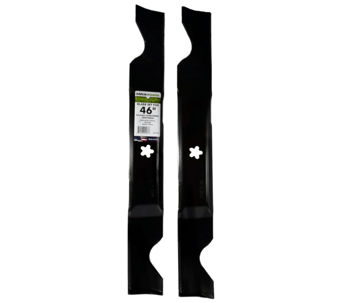 
MaxPower 561739B 2 Blade Set for 46" Cut Craftsman, Husqvarna, Poulan Replaces OEM no. 405380, 594892801, 532405380, CMXGZAM110147