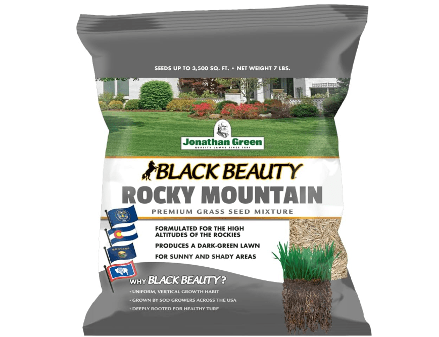 
Jonathan Green (10383) Black Beauty Rocky Mountain Colorado Grass Seed Mixture (Made for Colorado, Montana, Utah, and Wyoming) - Cool Season Lawn Seed