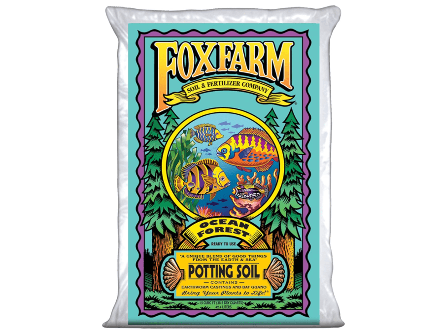  FoxFarm Ocean Forest Potting Soil, 1.5cu ft - Light, Aerated Texture, Designed for All Container Plants - pH Adjusted for Optimal Nutrient Uptake