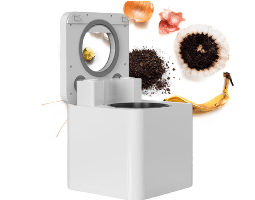  Mill Food Recycler for Kitchen, Helps Turn Food Waste Into Pre-Compost, Features Auto-Cleaning Cycle, Large Capacity 3.3 Liters