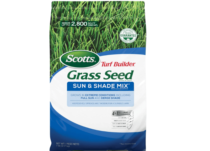 
Scotts Turf Builder Grass Seed Sun & Shade Mix, Grows in Extreme Conditions & Spreads for a Durable Lawn