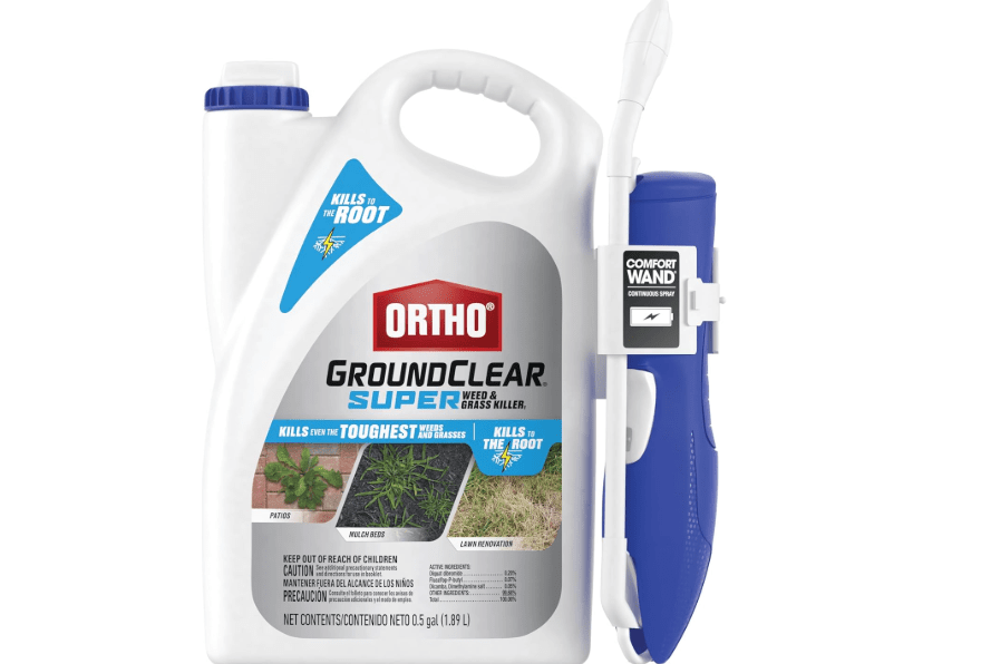 
Ortho GroundClear Super Weed & Grass Killer1: Ready-to-Use Continuous Spray Comfort Wand, Results in Hours