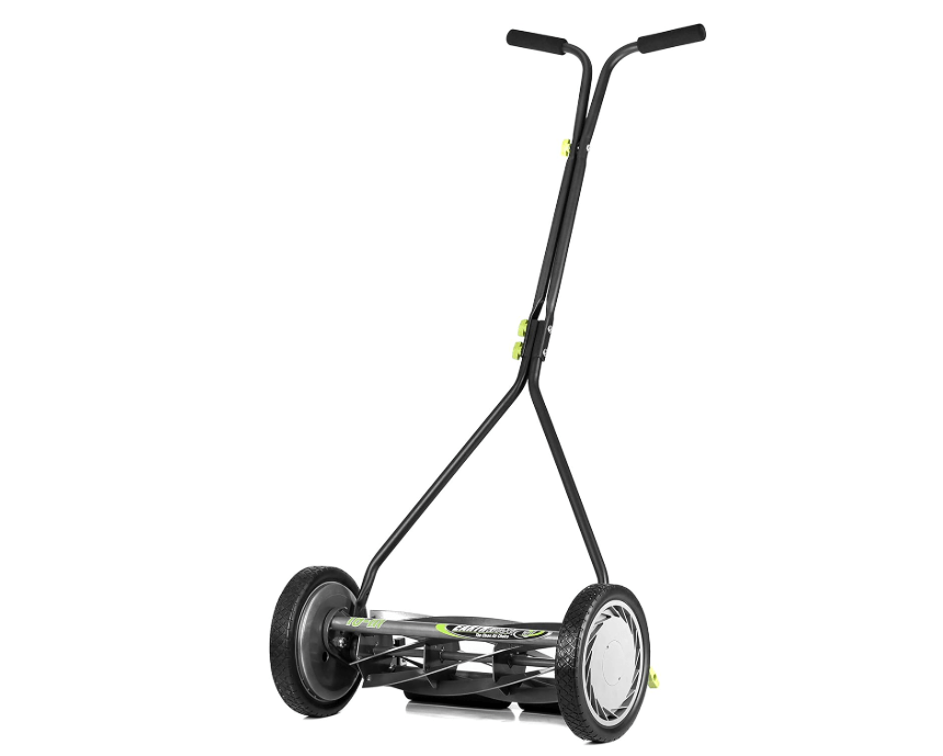 
Earthwise 1715-16EW 16-Inch 7-Blade Push Reel Lawn Mower, Grey