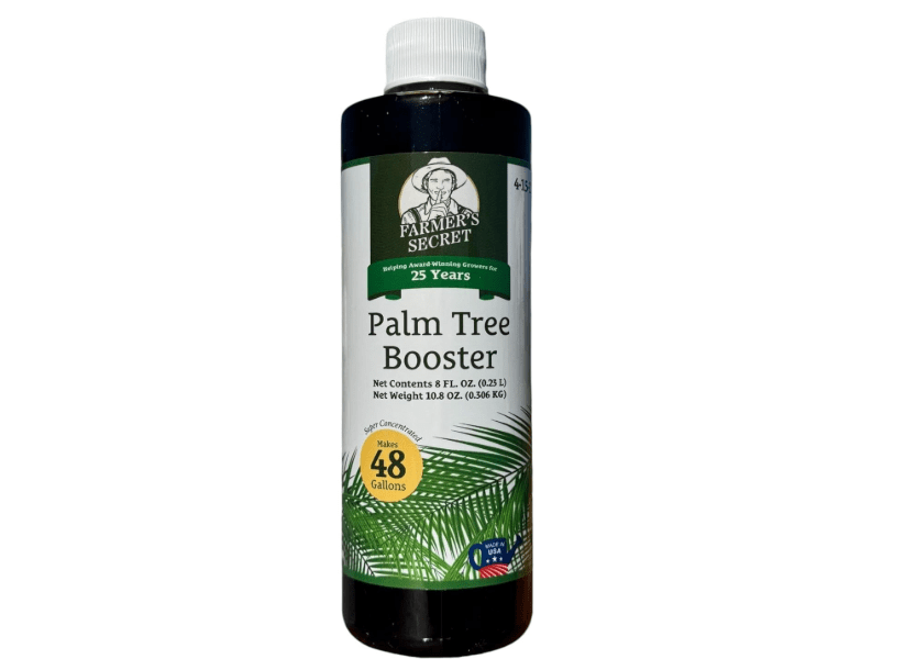 
Farmer's Secret Palm Tree Booster Fertilizer (8oz) - Super Concentrated 4-15-12 Formula - Formulated for All Types of Palm Trees at All Life Stages
