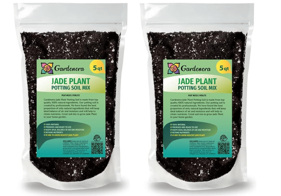 
GARDENERA Premium Jade Plant Potting Soil Mix - 10 Quart