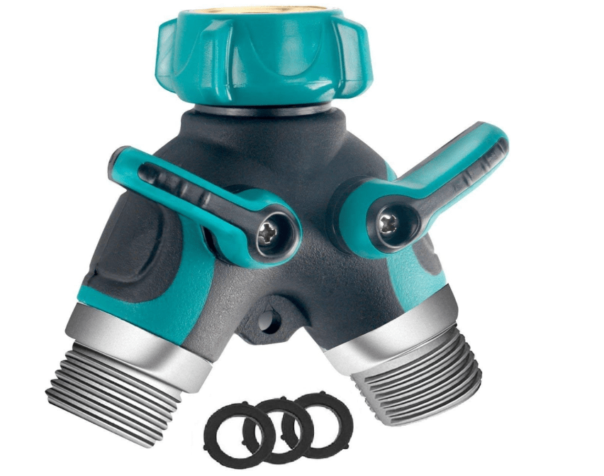 
Riemex Metal Garden Hose Splitter Upgraded 2025, 2 Way Y Hose Connector, Easy Grip, Easy to Open