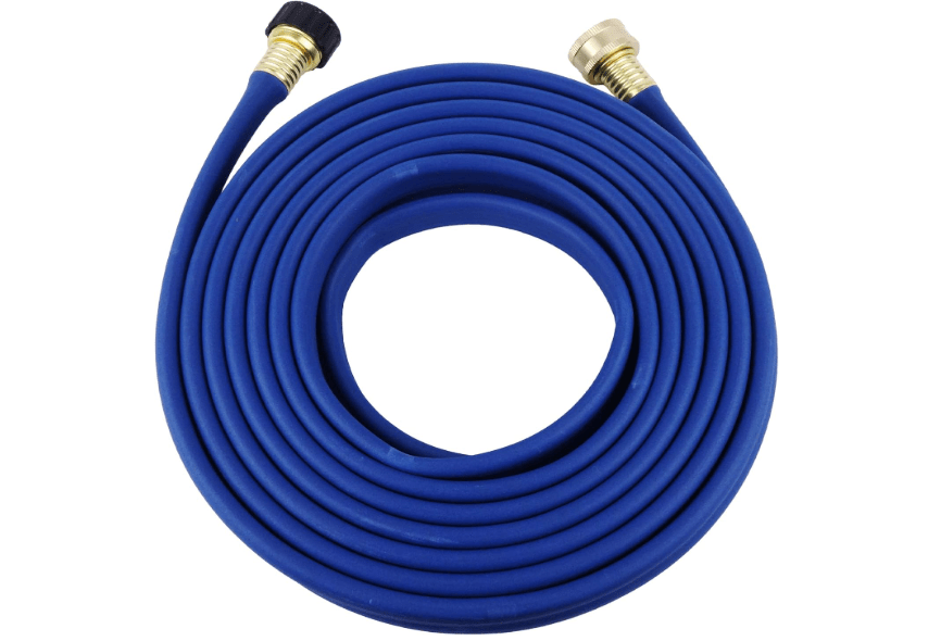 
H2O WORKS Garden Flat Soaker Hose 1/2 in x 25ft,More Water Leakage, Heavy Duty Metal Hose Connector Ends, Perfect Delivery of Water,Garden Flower Bed and