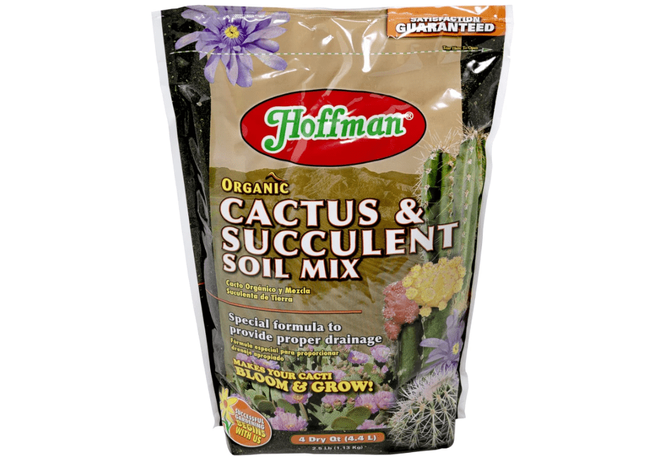 
Hoffman 10404 Organic Cactus and Succulent Soil Mix, 4 Quarts, Brown