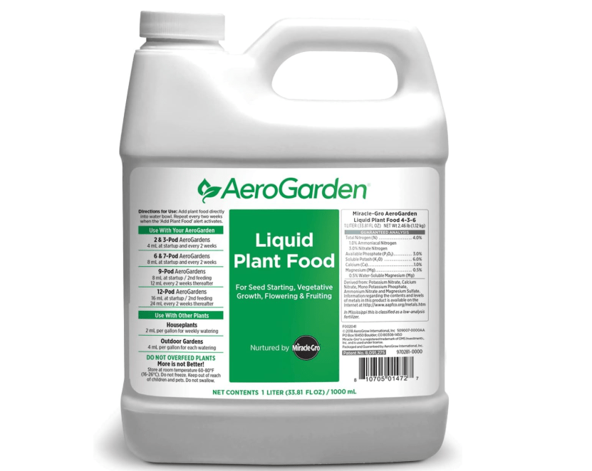 
AeroGarden Liquid Nutrients (1 Liter)