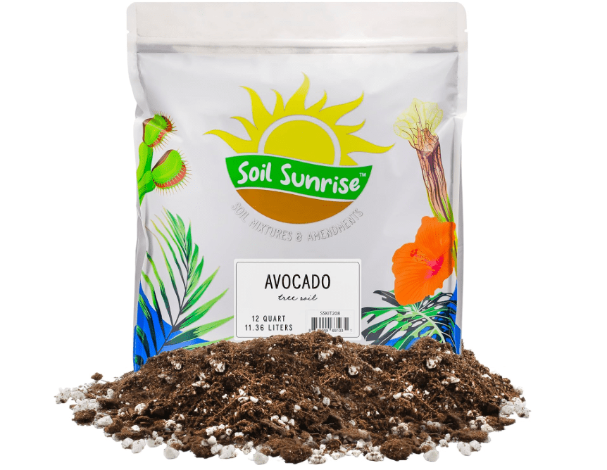  Avocado Tree Potting Soil Mix (12 Quarts), for Germinating, Growing and Repotting Avocado Plants