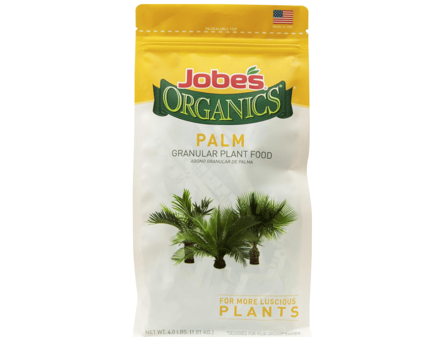 
Jobe’s Organics Granular Fertilizer, Organic Fertilizer for Palm Trees and Plants, 4 lbs Bag