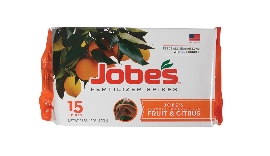 
Jobe’s Garden Fertilizer Spikes, Easy Plant Care Slow Release Fertilizer for Fruit and Citrus Plants and Trees, 15 Count