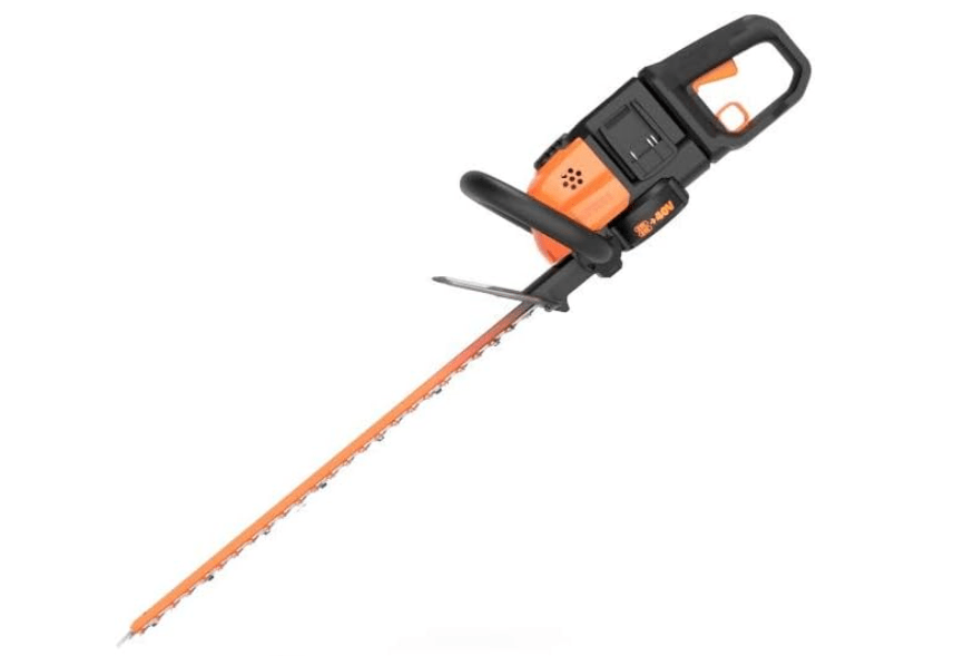 
WORX WG284.9 26" 40V Cordless Hedge Trimmer, Electric Hedge Trimmer with Dual-Action Blades, Brushless Bush Trimmer with 180° Rotating Handle