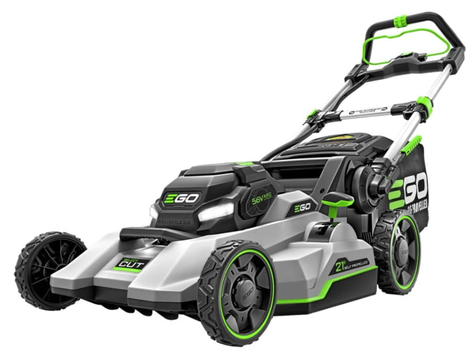 
EGO Power+ LM2135SP 21-Inch Select Cut Lawn Mower & LB6504 650 CFM Variable-Speed 56-Volt Lithium-ion Cordless Leaf Blower 5.0Ah Battery and Charger.
