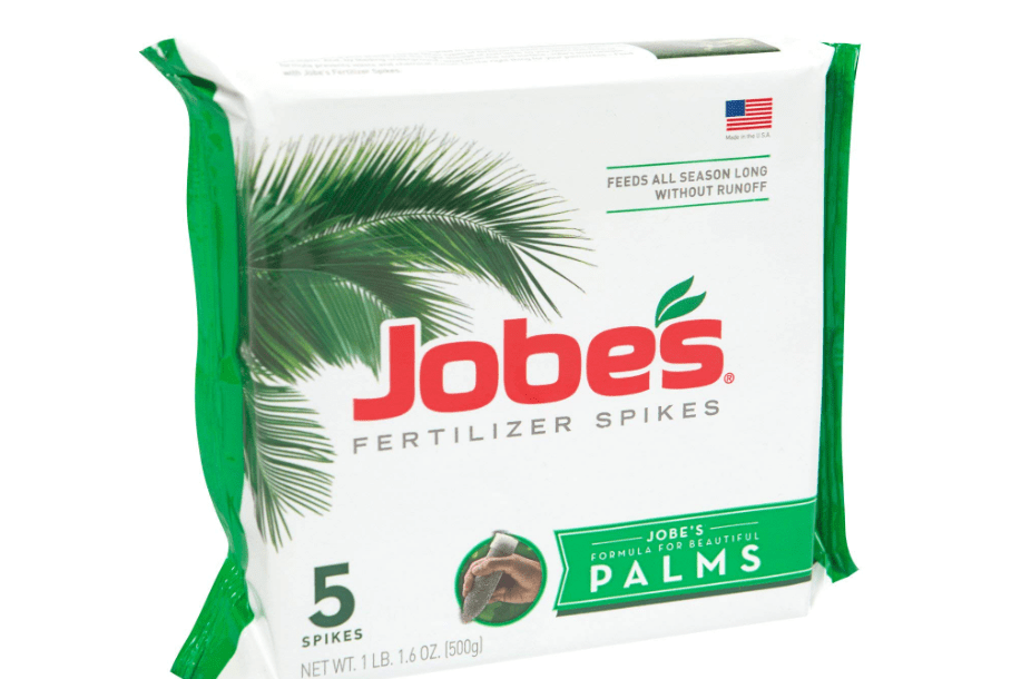 
Jobe's Palm Tree Fertilizer Spikes 10-5-10 Time Release Fertilizer for All Outdoor Palm Trees, 5 Spikes Per Package