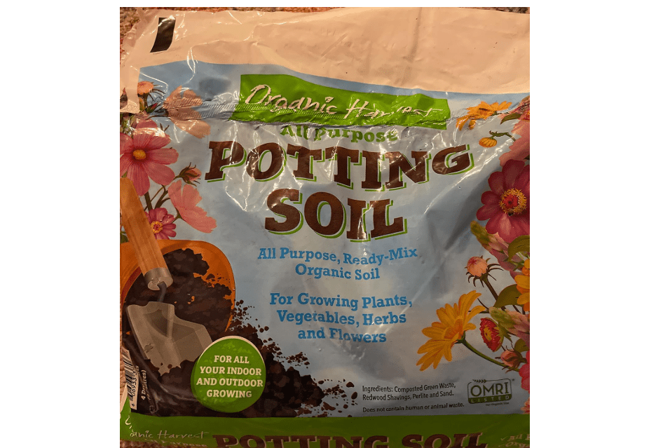 
Organic Harvest Potting Mix Soil for Vegetables, Herbs and Flowers, 4 Quart (Packaging May 