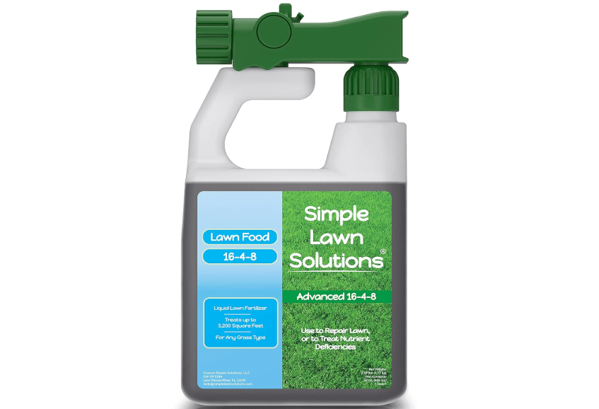 Advanced 16-4-8 Balanced NPK - Lawn Food Quality Liquid Fertilizer - Spring & Summer Concentrated Spray - Any Grass Type - Simple Lawn Solution