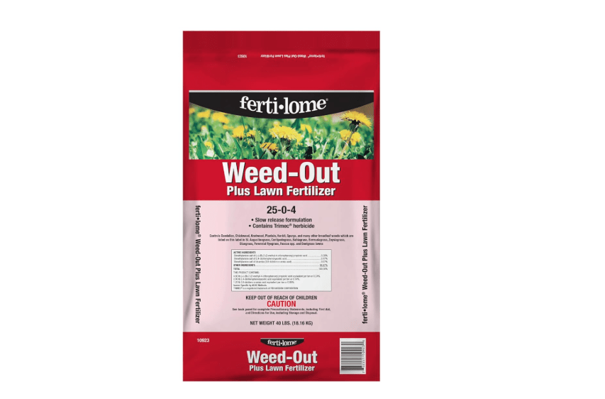  Fertilome (10923) Weed-Out Plus Lawn Fertilizer 25-0-4 (40 lbs.)