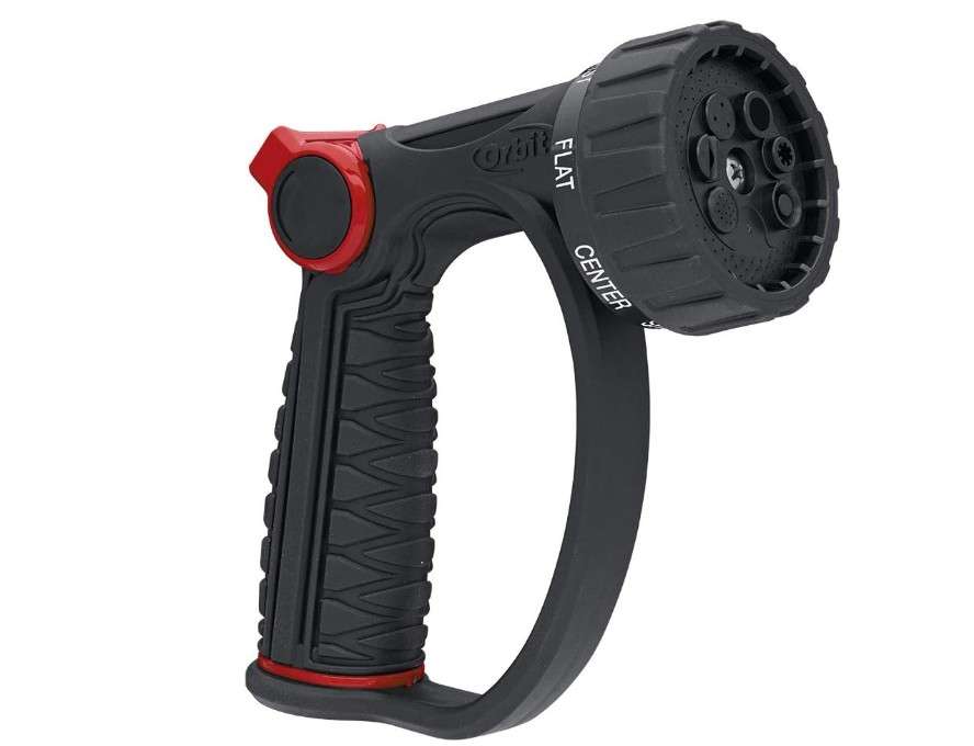  Orbit 58993 7-Pattern Watering Nozzle with Thumb Control, Black