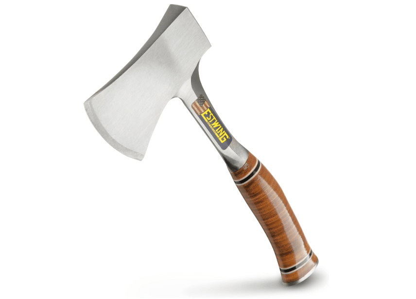 
Estwing Sportsman's Axe - 14" Camping Hatchet with Forged Steel Construction & Genuine Leather Grip