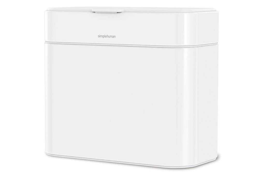  simplehuman Compost Caddy, Detachable and Countertop Bin, 4 Liter / 1.06 Gallon, White