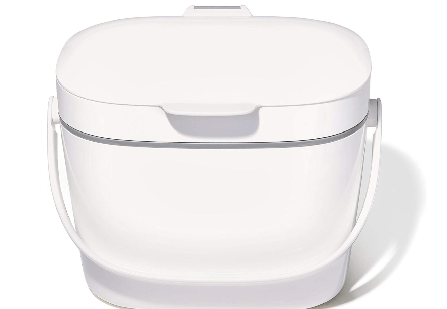  OXO Good Grips EASY-CLEAN COMPOST BIN - WHITE - 1.75 GAL/6.62 L